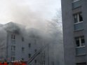Dachgeschossbrand Koeln Muelheim Duennwalderstr  012